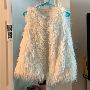 Faux fur vest
